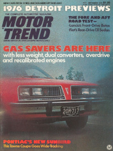 MOTOR TREND 1975 SEPT - PANTHER, MANTA, 53 STUDEBAKER